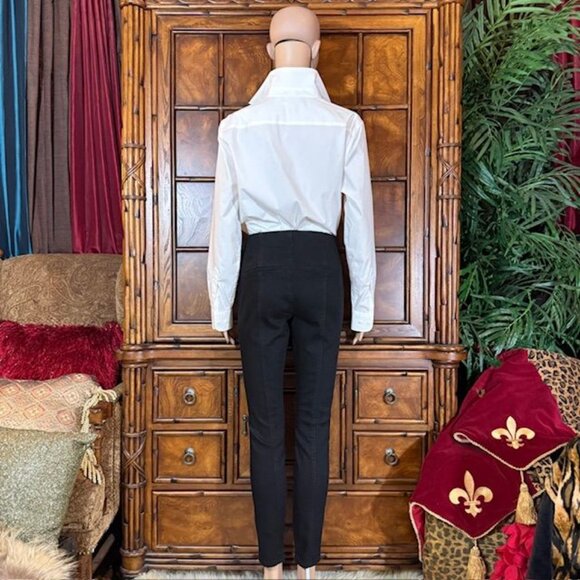 NWOT Motto Black Hollywood Waist Top Seamed Stretch Ankle Jean - Picture 3 of 8